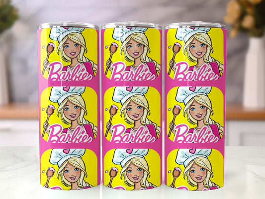 Barbie Tumbler Wrap, 20oz Straight Skinny Wrap, Sublimation Design, Cartoon Tumbler Design, Digital Download - PNG 57 - VartDigitals