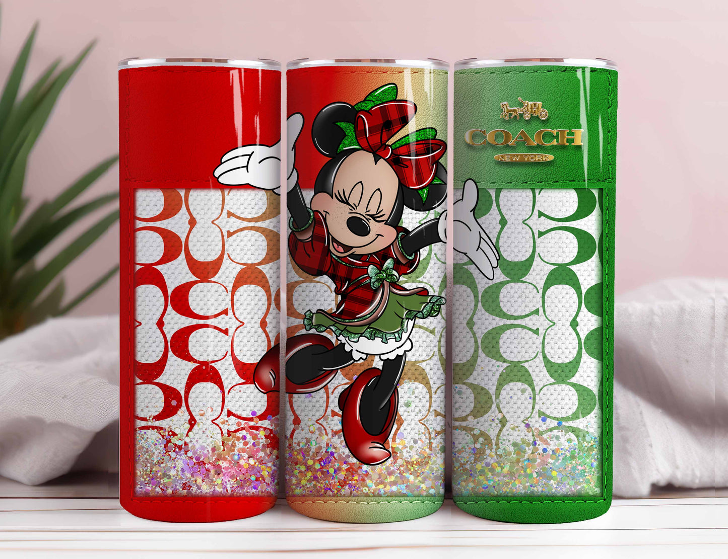 Mickey Mouse Tumbler Wrap, Mickey Mouse 20oz Skinny Straight Wrap, Coach Bag Tumbler, Sublimaton Designs