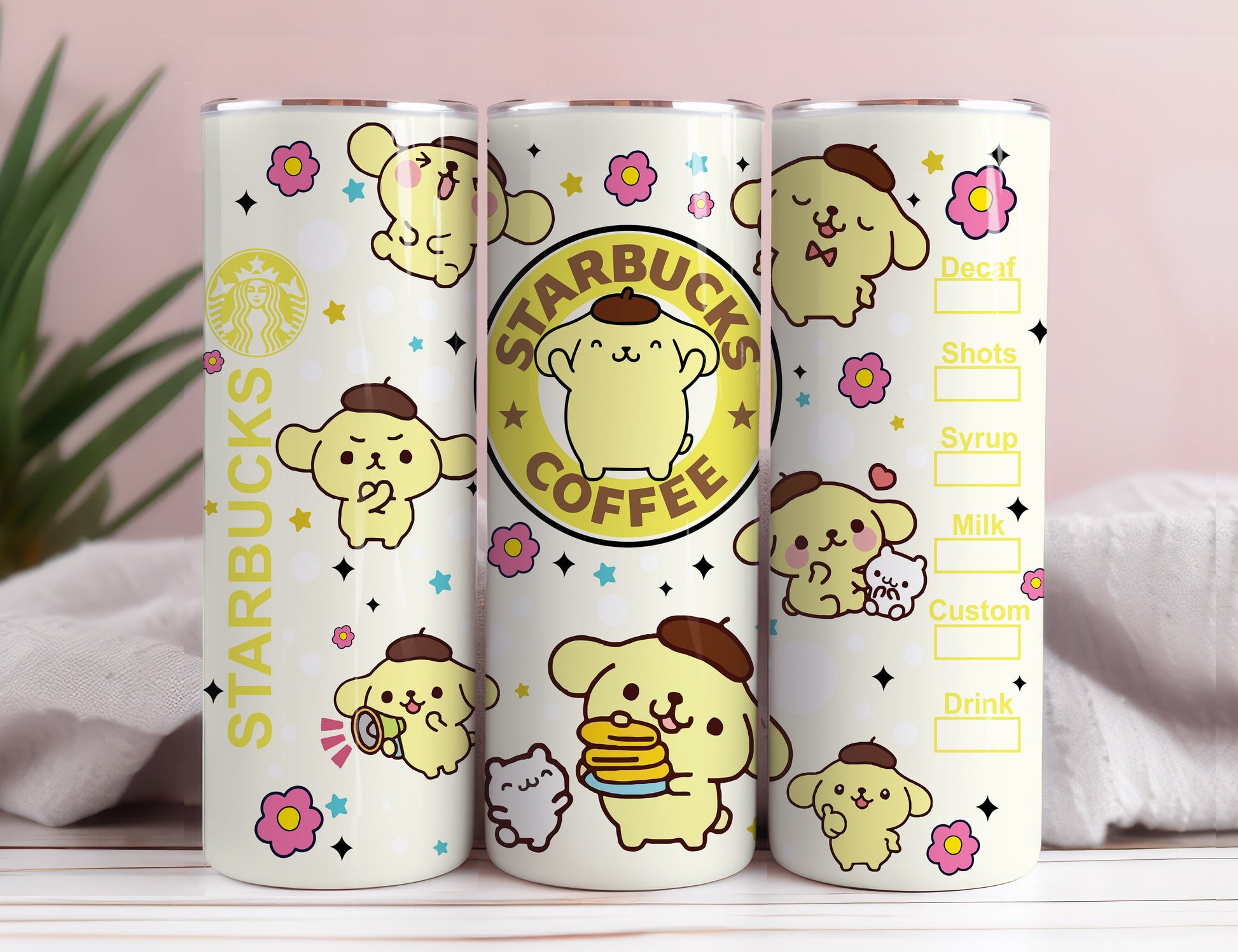 Hello Kitty Coffee Tumbler Bundle, Spring Flower Pink Cat PNG, 20oz Straight Skinny Wrap, Cartoon Tumbler, Tumbler Wrap, Full Tumbler Wrap 47 - VartDigitals