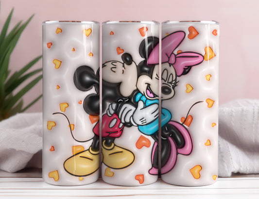 Inflated Mickey Tumbler Wrap Png 3D Tumbler Design Skinny Sublimation Digital Download 3D Sublimation Walt Disney Design Tumbler Wrap 1 - VartDigitals