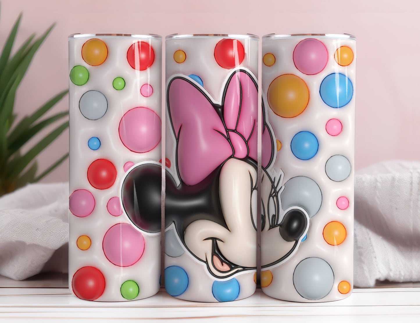 Inflated Mickey Tumbler Wrap Png 3D Tumbler Design Skinny Sublimation Digital Download 3D Sublimation Walt Disney Design Tumbler Wrap 20 - VartDigitals