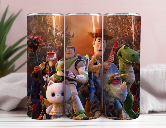 Story Friends Tumbler Wrap - 20oz Straight Skinny Wrap - Sublimation Design - Sublimation Design Digital Download - PNG 5