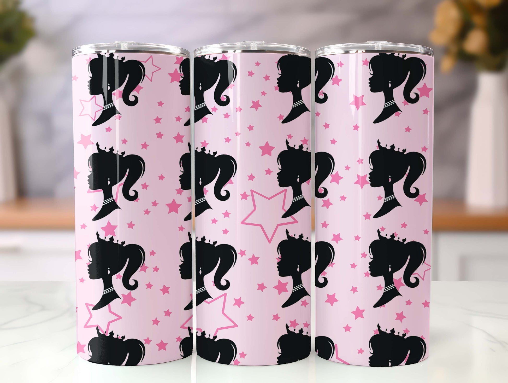 Barbie Tumbler Wrap, 20oz Straight Skinny Wrap, Sublimation Design, Cartoon Tumbler Design, Digital Download - PNG 61 - VartDigitals