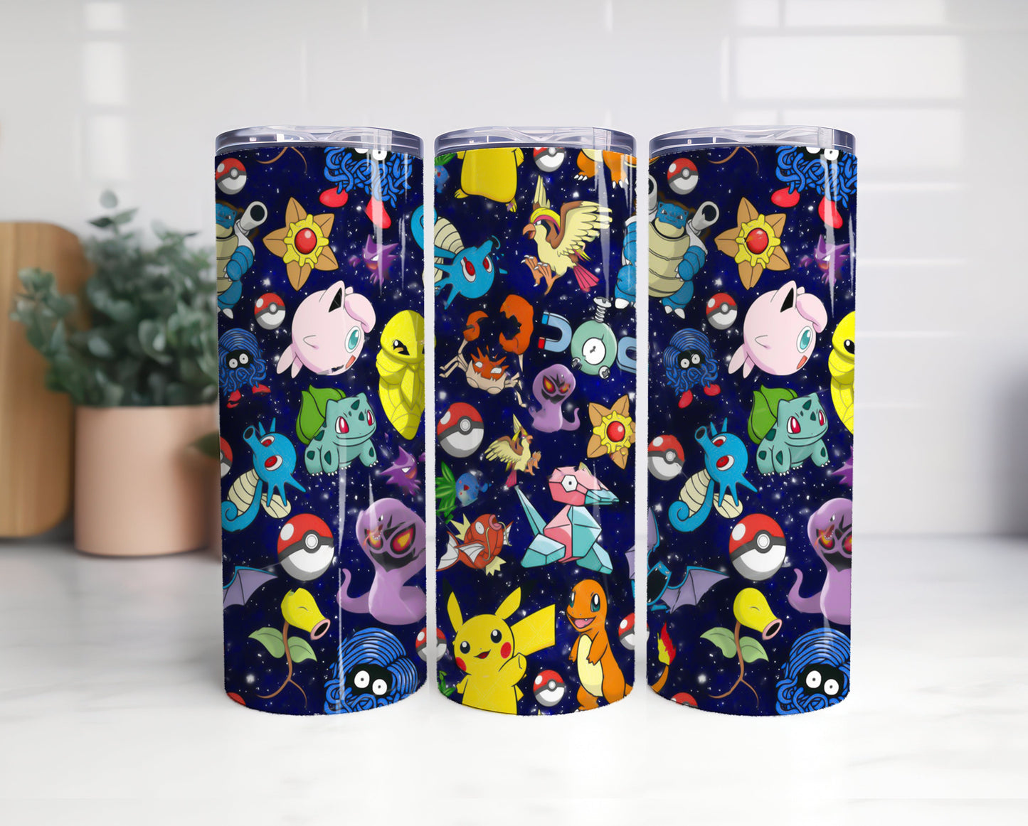 Bundle 20oz Pikachu Skinny Tumbler Wrap, Cartoon 20oz Skinny Tumbler Sublimation, Pokemon Tumbler Wrap, Cartoon Png, Gotta Catch ‘Em All! 6 - VartDigitals