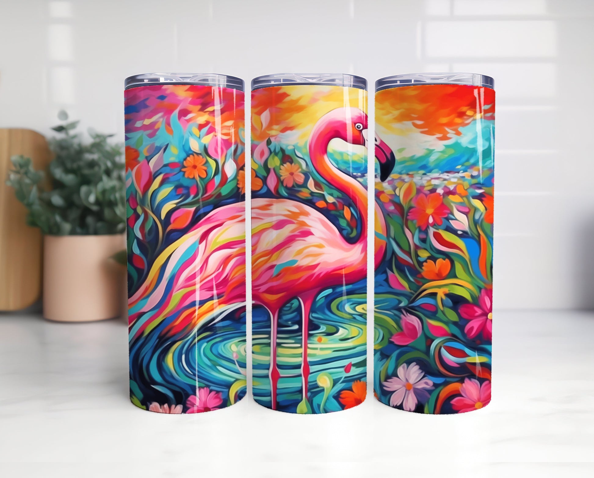 24 PNG TUMBLER Colorful Animals and Plants design 20oz Tumbler 2, PNG download - VartDigitals