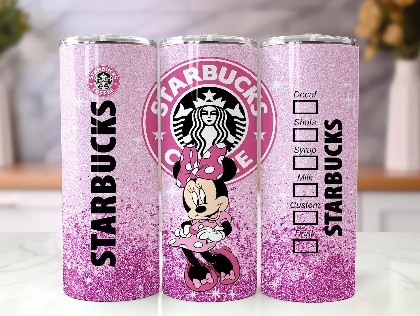 Bundle 20 oz Mickey and Friends Starbucks Tumbler Wrap, Mickey Minnie Tumbler PNG, Baby Yoda Tumbler,Pooh Coffee Tumbler Sublimation