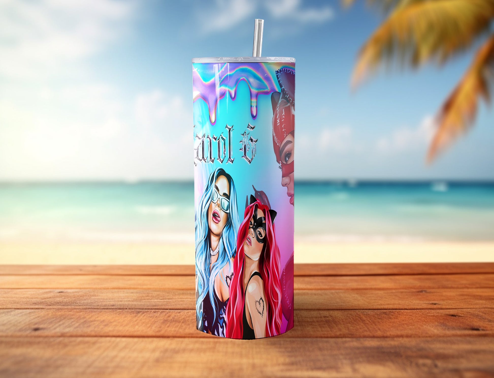 Karol New Album Cover Mañana Será Bonito 20oz Bundle PNG Sublimation Tumbler Wrap, Manana Sera Bonito Tumbler Wrap PNG, Karol G Tumbler Wrap - VartDigitals