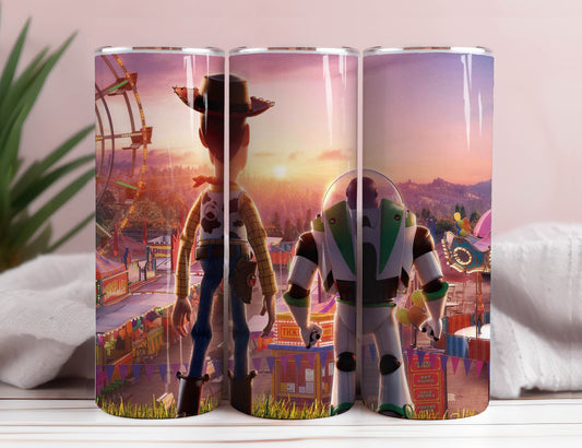 Story Friends Tumbler Wrap - 20oz Straight Skinny Wrap - Sublimation Design - Sublimation Design Digital Download - PNG 7