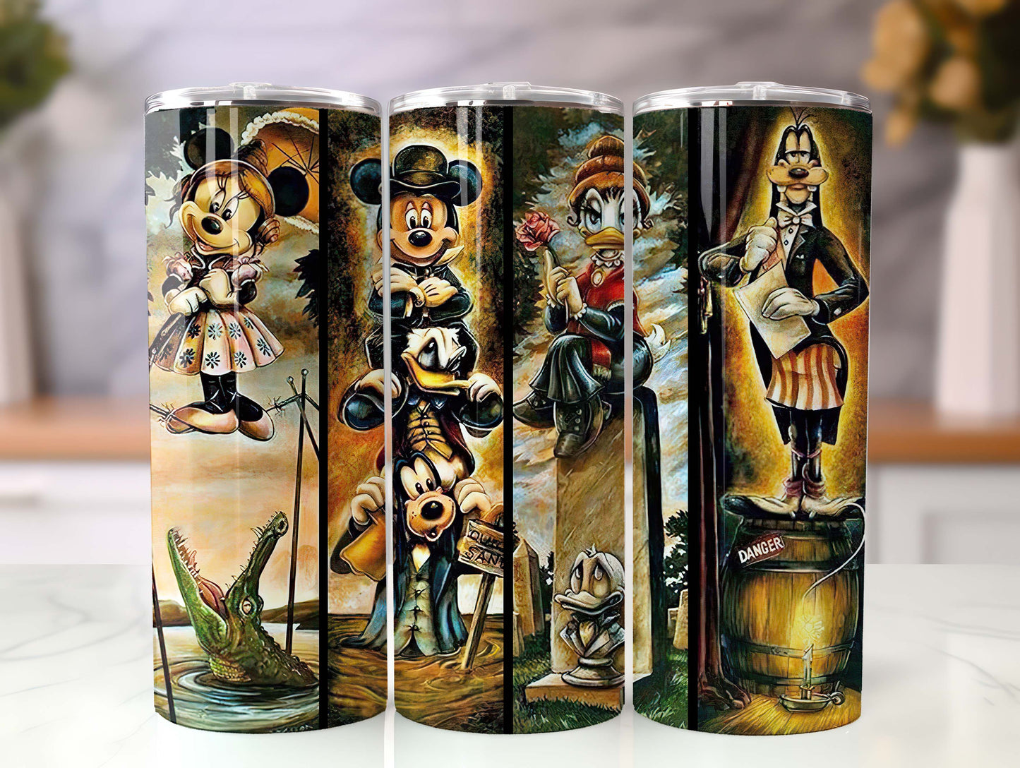 Bản sao của Bundle 20 oz Mickey And Friends Halloween Starbucks Tumbler Wrap, Mickey Tumbler Png, Trick Or Treat, Mickey Horror, Spooky Vibes Png - VartDigitals