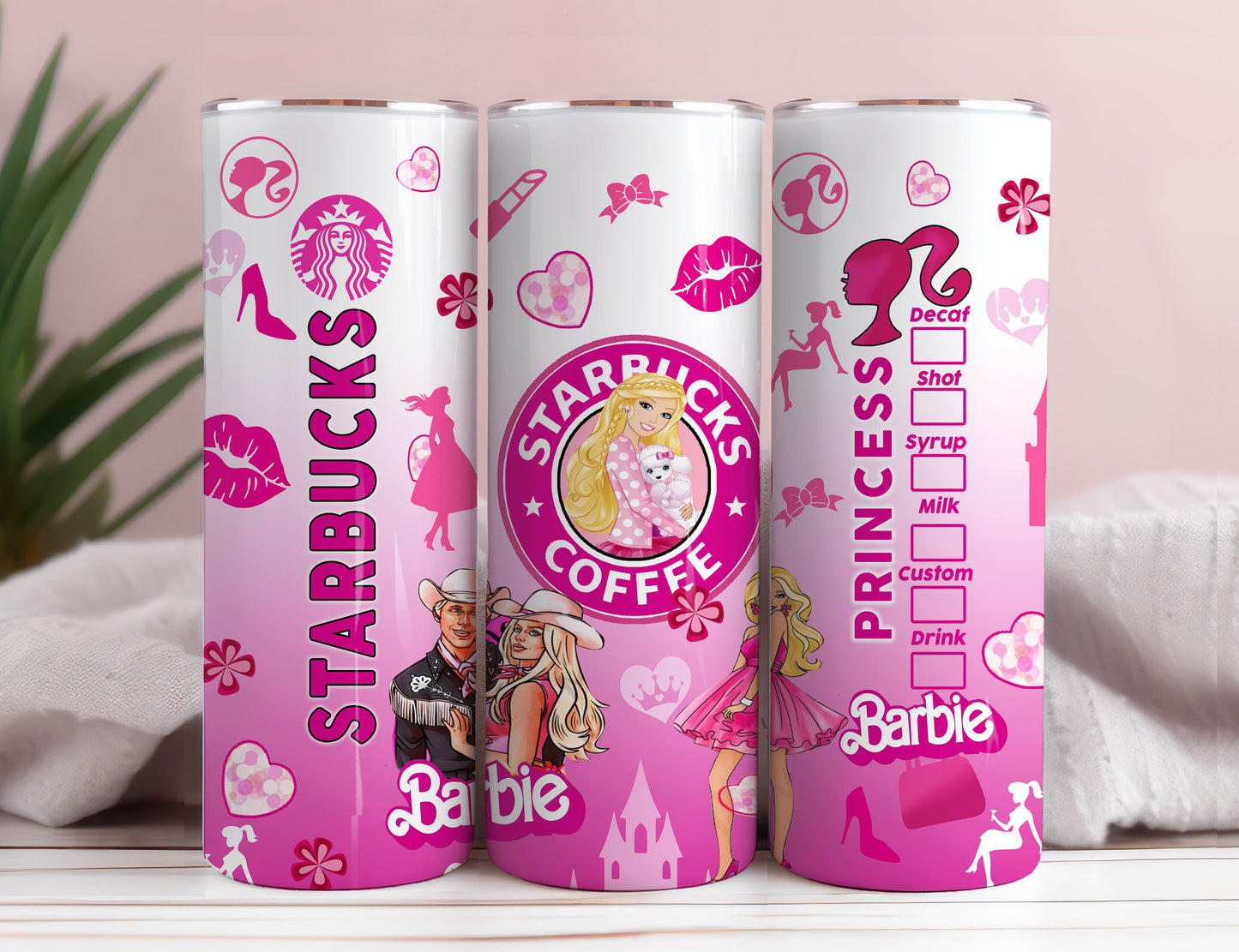 Barbie tumbler design, 20 oz straight tumbler design, sublimation image, tumbler wrap barbie sublimation, tumbler wraps barbie , png barbie