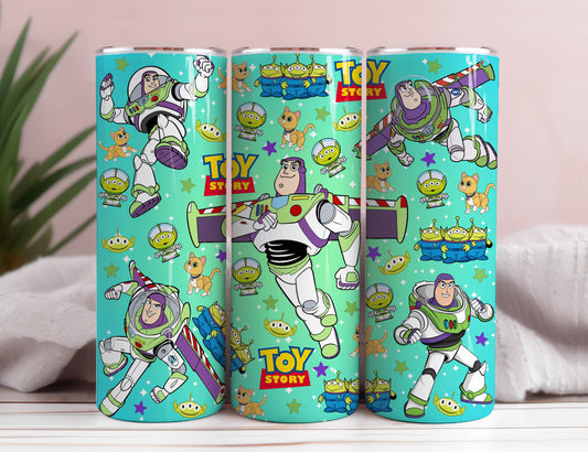 Buzz Movie Tumbler, 20oz tumbler Wrap, Cartoon Tumbler Wrap, Kids Movie Tumbler, Birthday Gift For kids, Tumbler Wrap, Png File