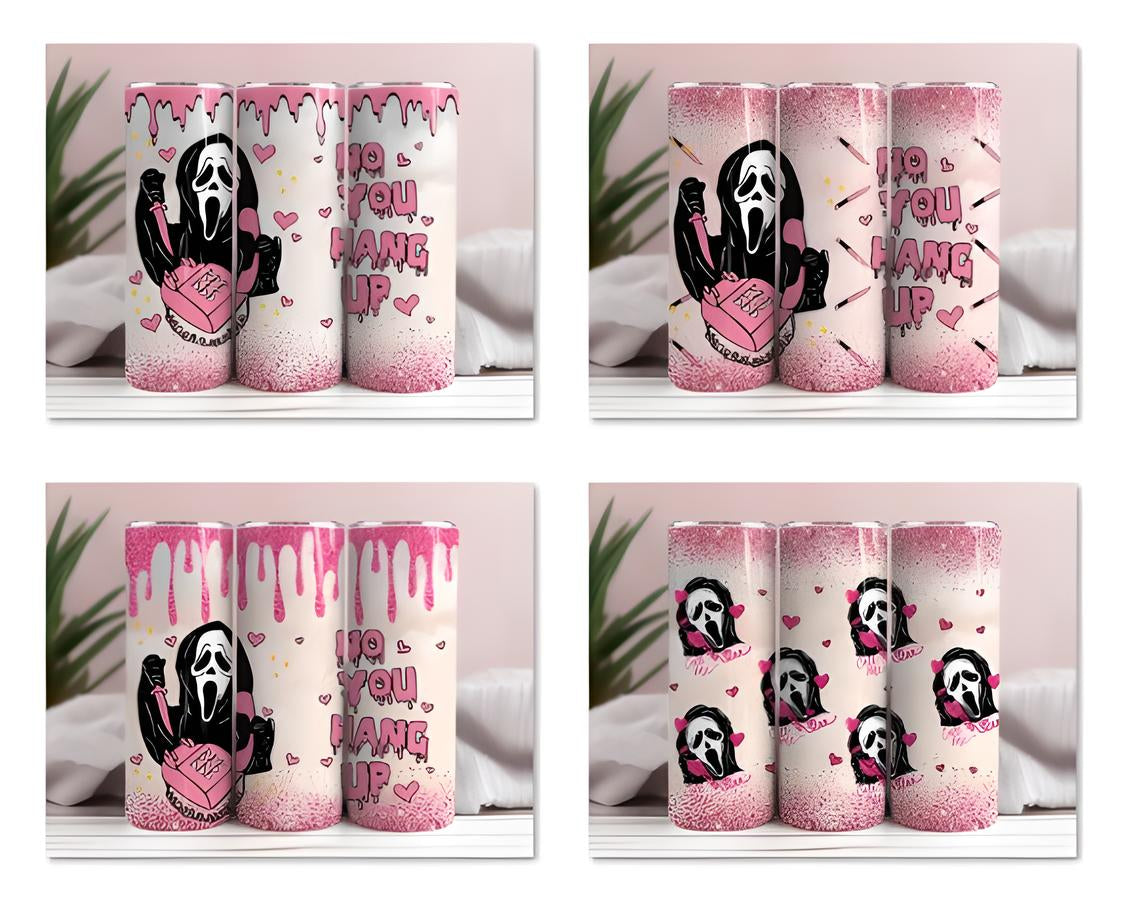 Horror Character Tumbler Wrap Png, Horror Halloween Tumbler Design, 20oz Horror Halloween Sublimation Download, Horror Character Tumbler