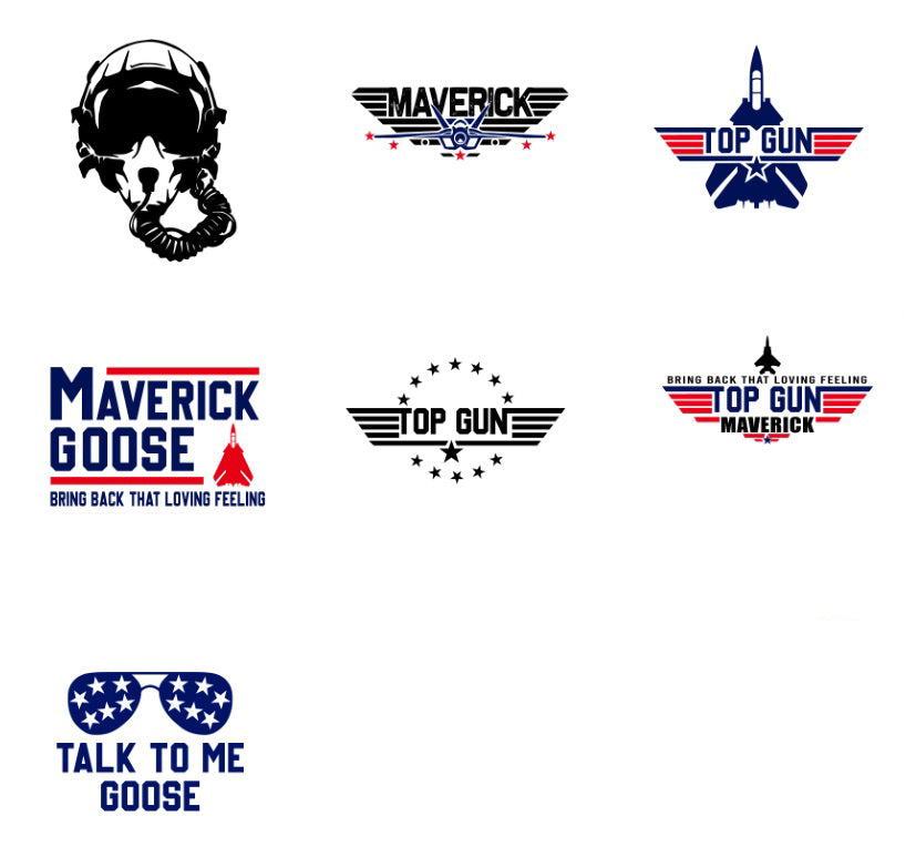 Top Gun maverick , talk to me goose Design Sublimation dfx,eps,png,svg Digital Movie Pilot Military Navy T-shirt Instant Download