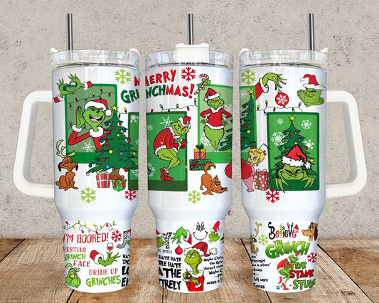 grinch, grinchmas, christmas, tumbler, 40oz, quencher, designs download, digital download