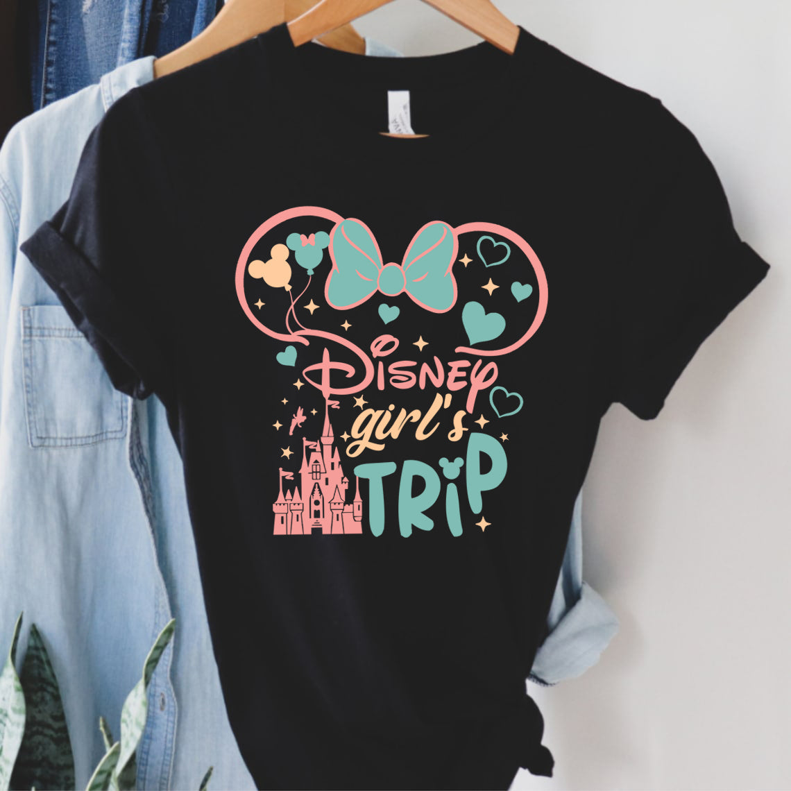 Disney Girl Trip PNG Design, Disney Trip, Disney family shirts, Disney kids and adults shirt - VartDigitals