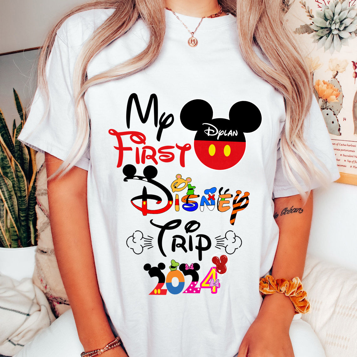 My first Disney Trip 2024 PNG Design, Disney Trip, Disney family shirts, Disney kids and adults shirt - VartDigitals