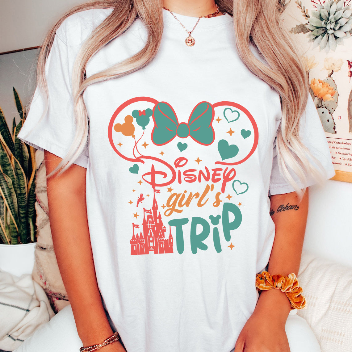 Disney Girl Trip PNG Design, Disney Trip, Disney family shirts, Disney kids and adults shirt - VartDigitals