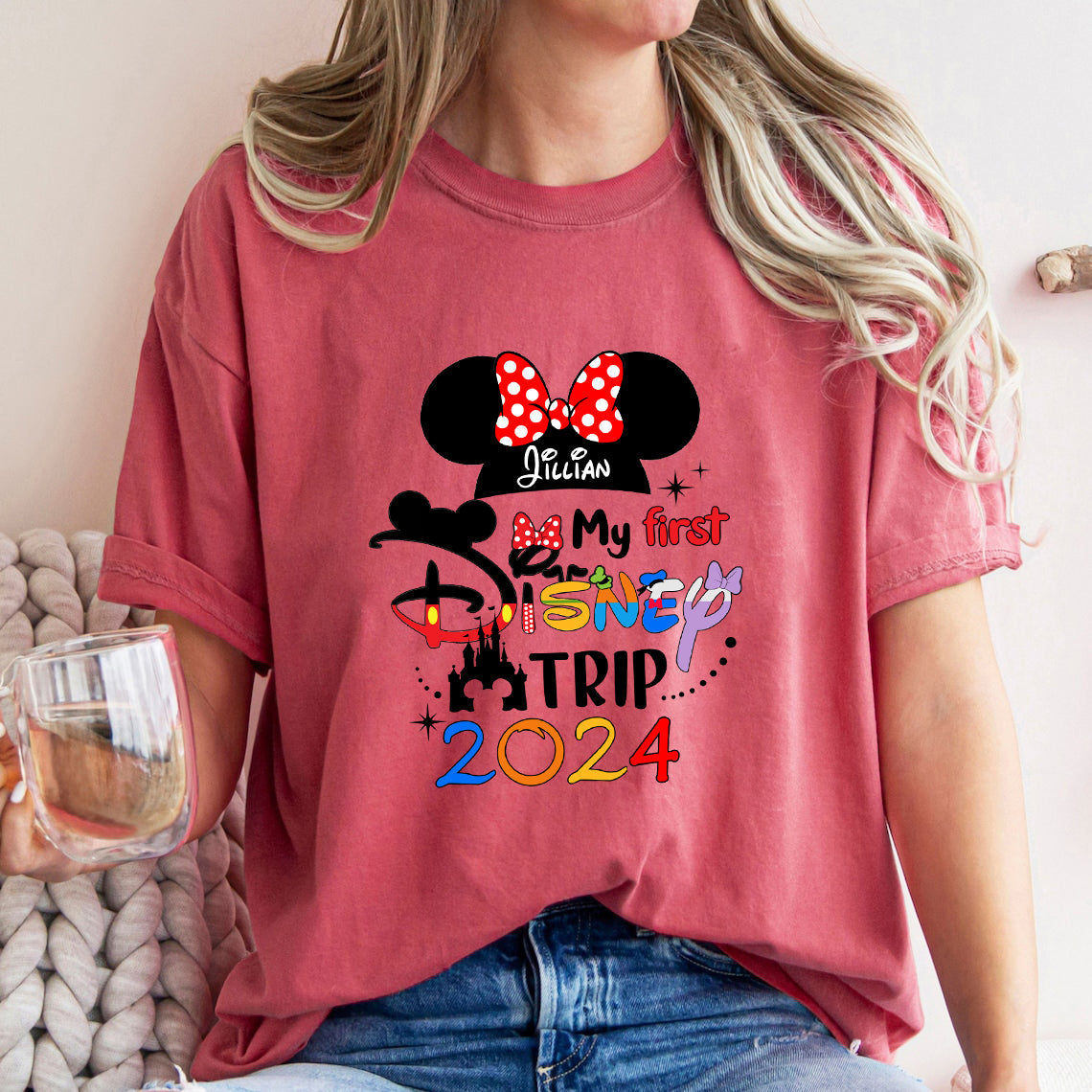 My first Trip to Disney PNG Design, Disney Trip, Disney family shirts, Disney kids and adults shirt - VartDigitals