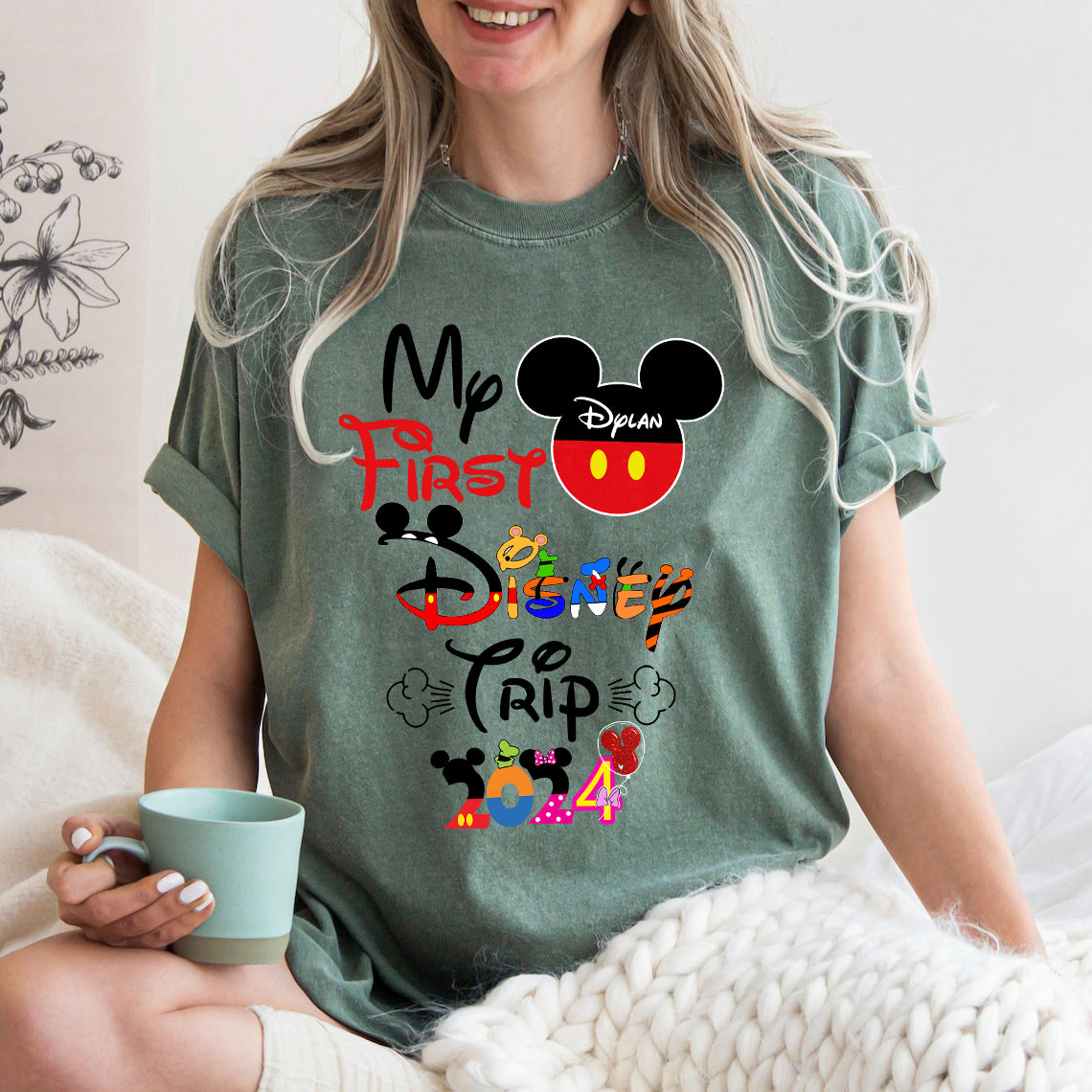 My first Disney Trip 2024 PNG Design, Disney Trip, Disney family shirts, Disney kids and adults shirt - VartDigitals