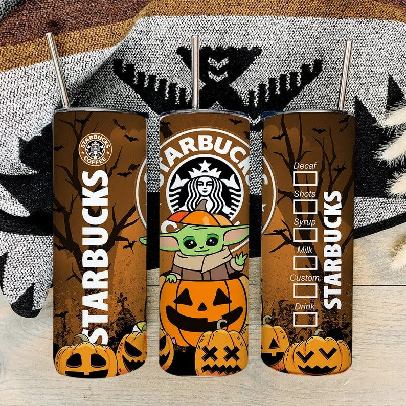 Bundle 20 oz Mickey And Friends Halloween Starbucks Tumbler Wrap, Mickey Tumbler Png, Trick Or Treat, Mickey Horror, Spooky Vibes Png - VartDigitals