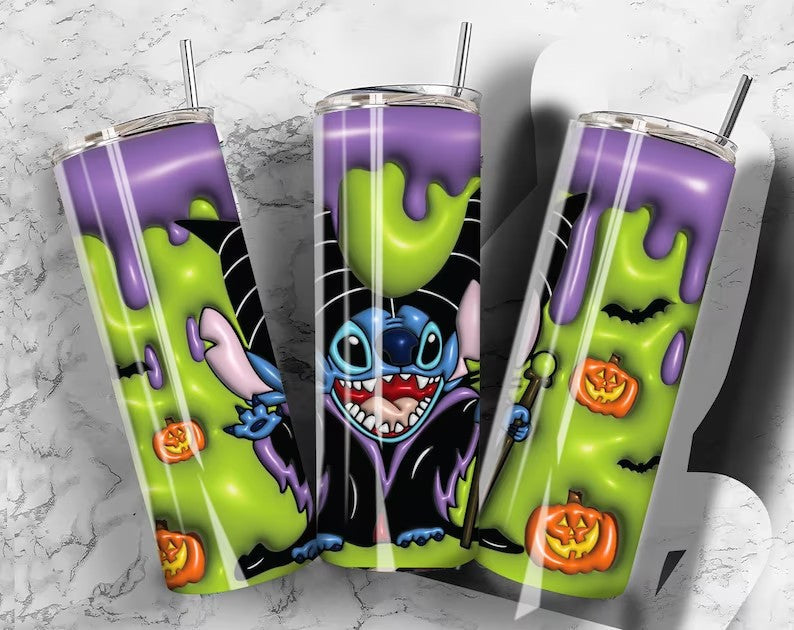 Inflated Halloween Tumbler Wrap PNG Bundle, Bubble 20 oz Tumbler Wrap, 3D Horror Movies Bubble Tumbler Wrap Design Bundle, Digital Download - VartDigitals