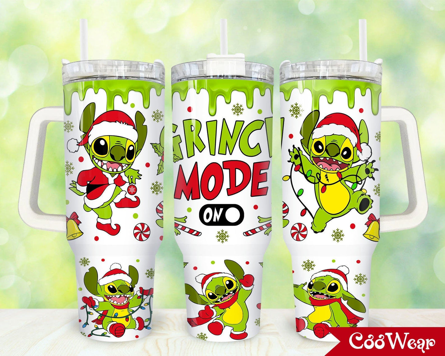 Christmas Character 40oz Tumbler Wrap Png, Merry Christmas 2 pieces 40 oz Tumbler Png, Cartoon Christmas Tumbler 40oz Png,Sublimation Design - VartDigitals