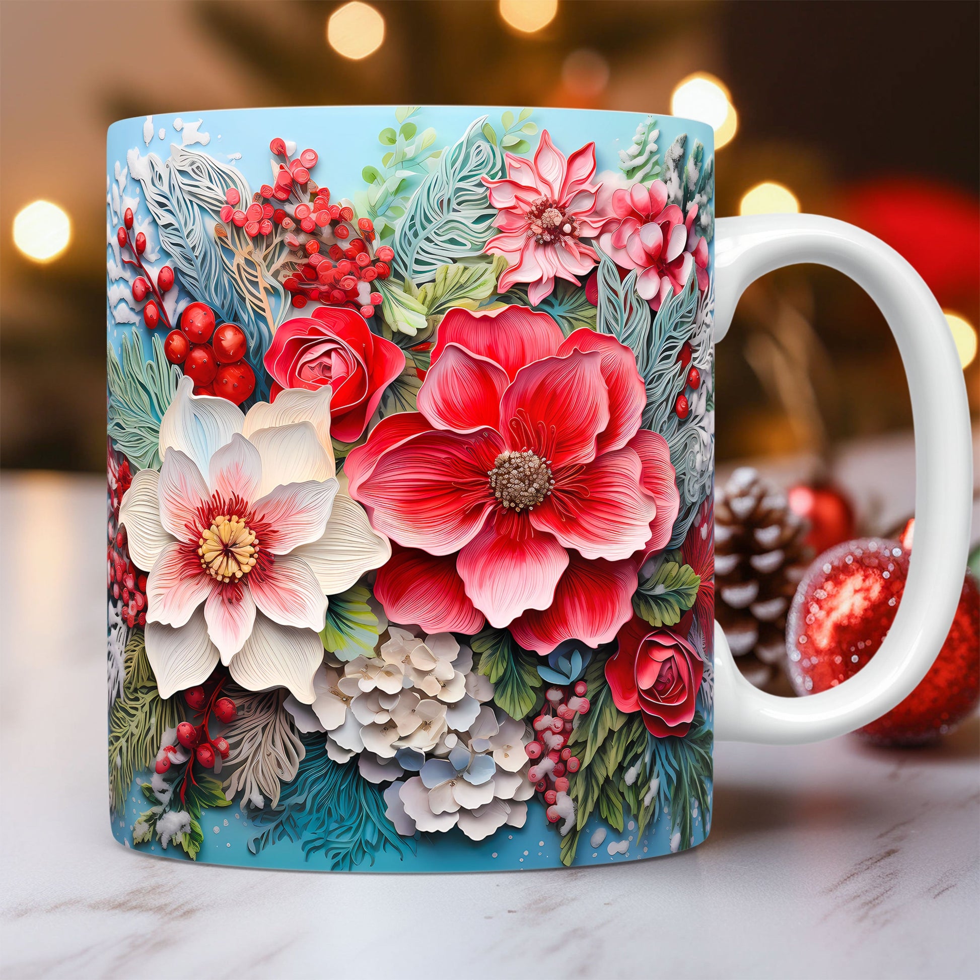 Cute Christmas Mug Wrap Bundle (130+ Designs) - VartDigitals