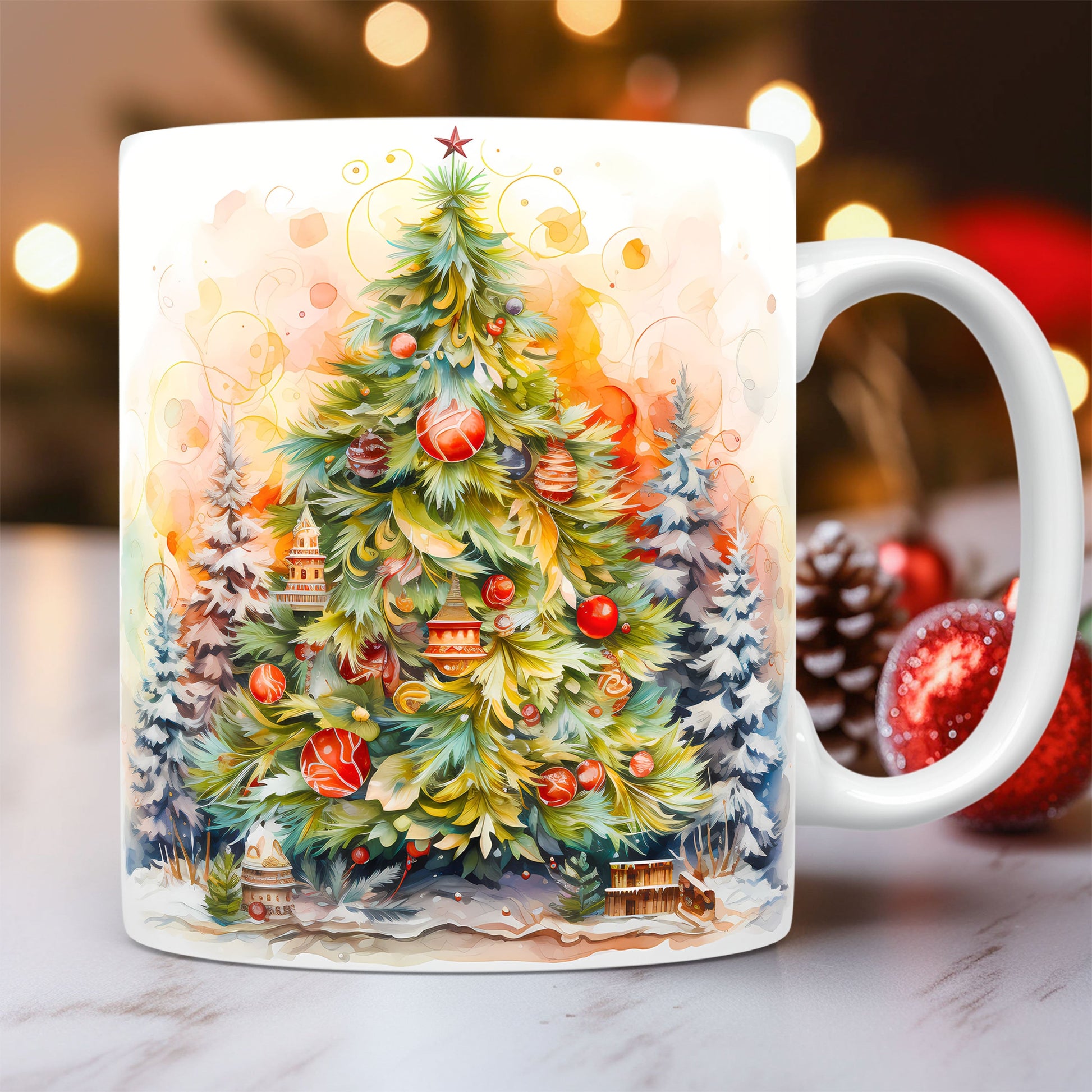 Cute Christmas Mug Wrap Bundle (130+ Designs) - VartDigitals