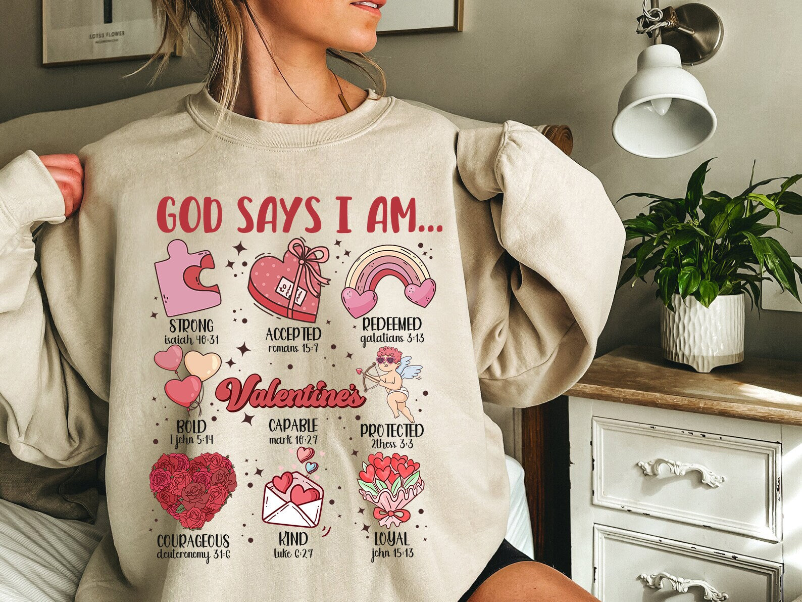 God Says I Am Valentine Png, Jesus Valentine Png, Valentine Doodle png, Christian Valentine png, Valentine bible verse png, valentine png - VartDigitals