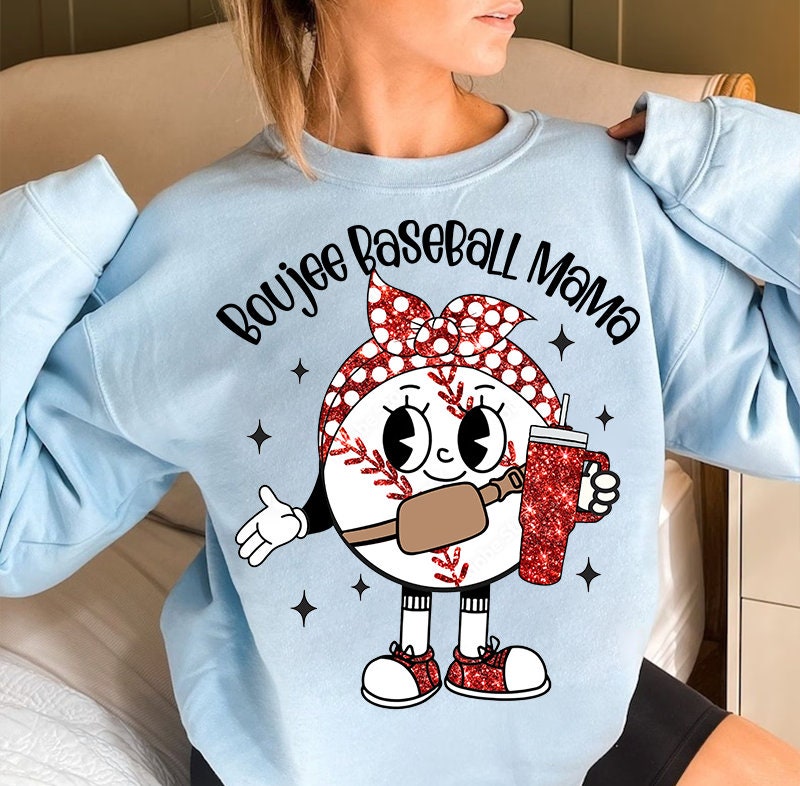 Baseball Mama Png, Boujee Baseball PNG, Sublimation Design, Digital Download Png, Sports PNG, Glitter Baseball PNG, Baseball Mom Png - VartDigitals