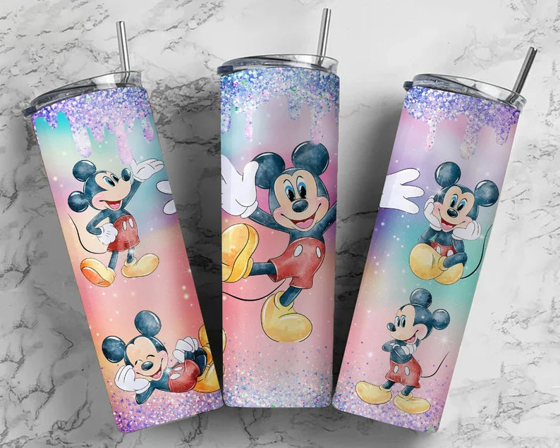 Cartoon Glitter Tumbler Wrap, 20oz Skinny Straight, Full Tumbler Wrap, Cartoon Characters, Tumbler Wrap, Glitter Tumbler, Bundle Png - VartDigitals