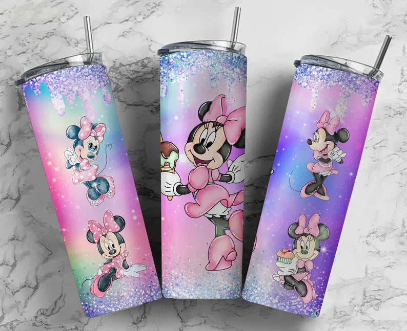 Cartoon Glitter Tumbler Wrap, 20oz Skinny Straight, Full Tumbler Wrap, Cartoon Characters, Tumbler Wrap, Glitter Tumbler, Bundle Png - VartDigitals