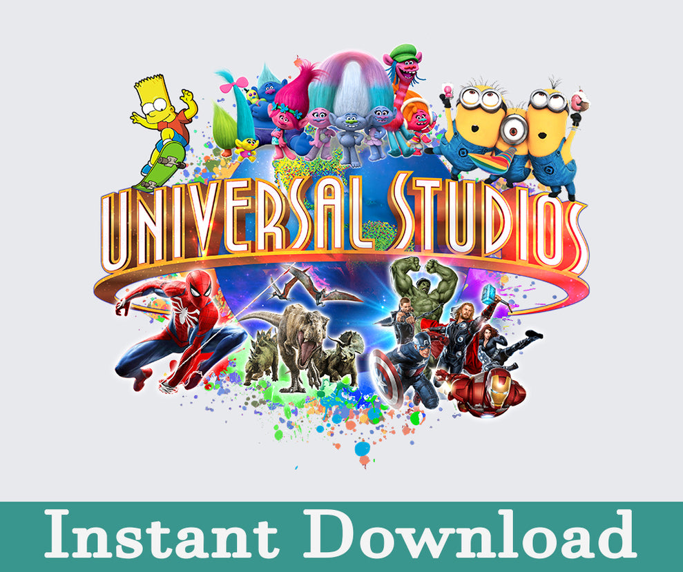 Universal Studio 2024 Png, 2024 Family Trip Png, Universal Studios Trip, Universal Bundle Png, Sublimation Design, Png Download 11