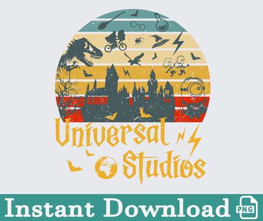 Universal Studio 2024 Png, 2024 Family Trip Png, Universal Studios Trip, Universal Bundle Png, Sublimation Design, Png Download 38