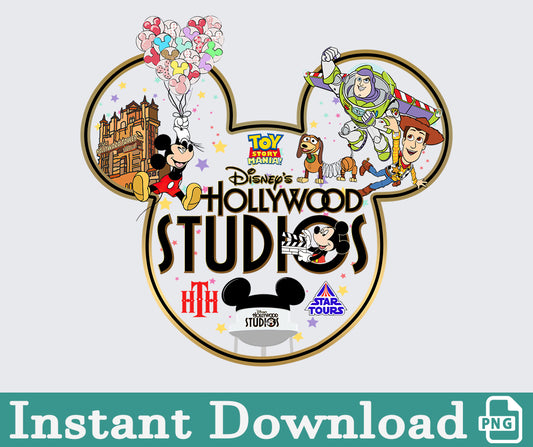 Hollywood Studios Png, Family Trip Png, Family Vacation Png, Mouse and Friends Png, Magical Kingdom, Vacay Mode, Png File For Sublimation 39