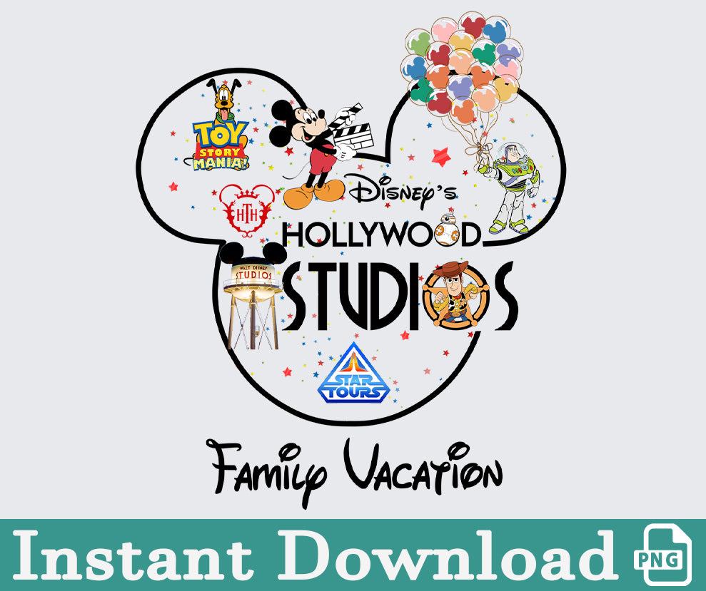 Hollywood Studios Png, Family Trip Png, Family Vacation Png, Mouse and Friends Png, Magical Kingdom, Vacay Mode, Png File For Sublimation40