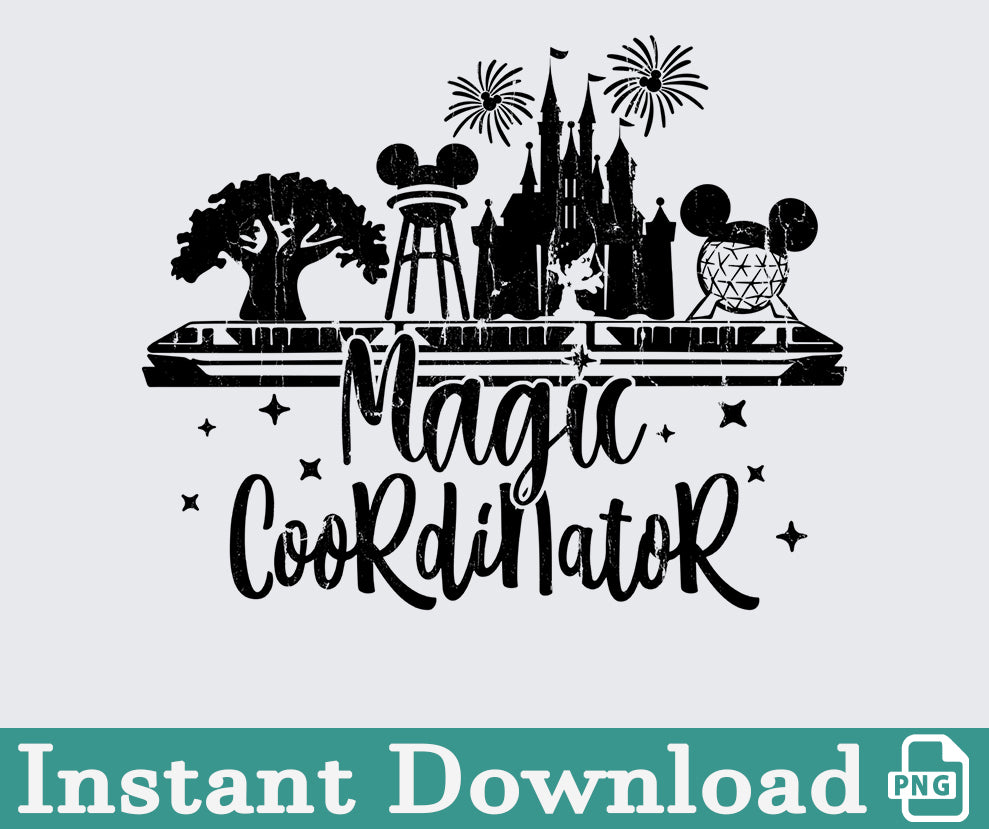 Magic Coordinator Svg Png, My First Trip Svg, Family Vacation Svg, Best Day Ever, Magical Kingdom Svg, Friend Squad Svg, Vacay Mode Svg