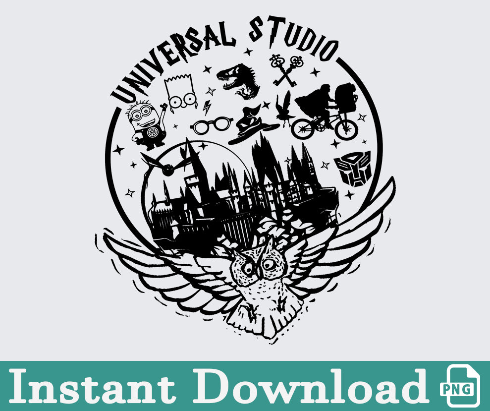 Universal Studio 2024 Png, 2024 Family Trip Png, Universal Studios Trip, Universal Bundle Png, Sublimation Design, Png Download 48