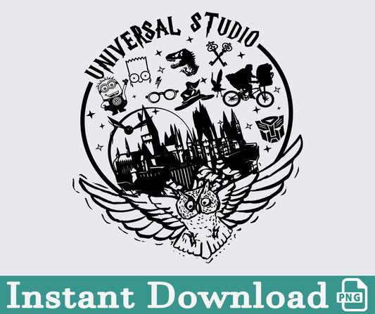 Universal Studio 2024 Png, 2024 Family Trip Png, Universal Studios Trip, Universal Bundle Png, Sublimation Design, Png Download 48