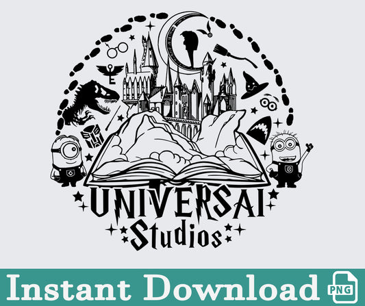 Universal Studios PNG, Family Vacation, Magic Castle, Family Trip, Universal Studios Designs, Universal Studios Trip, Design For Shirts 53