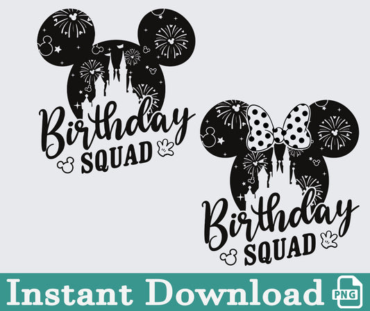 Birthday Squad Bundle Png, Universal Birthday Squad, Univeral Studios, Universal Birthday Boy, Universal Trip, Family Trip, Design for Shirt 1