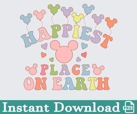 The Happiest Place On Earth Svg, Magical Castle Svg, Mouse Castle Png, Family Vacation Shirt, Magical Kingdom Svg, Family Trip Png 96