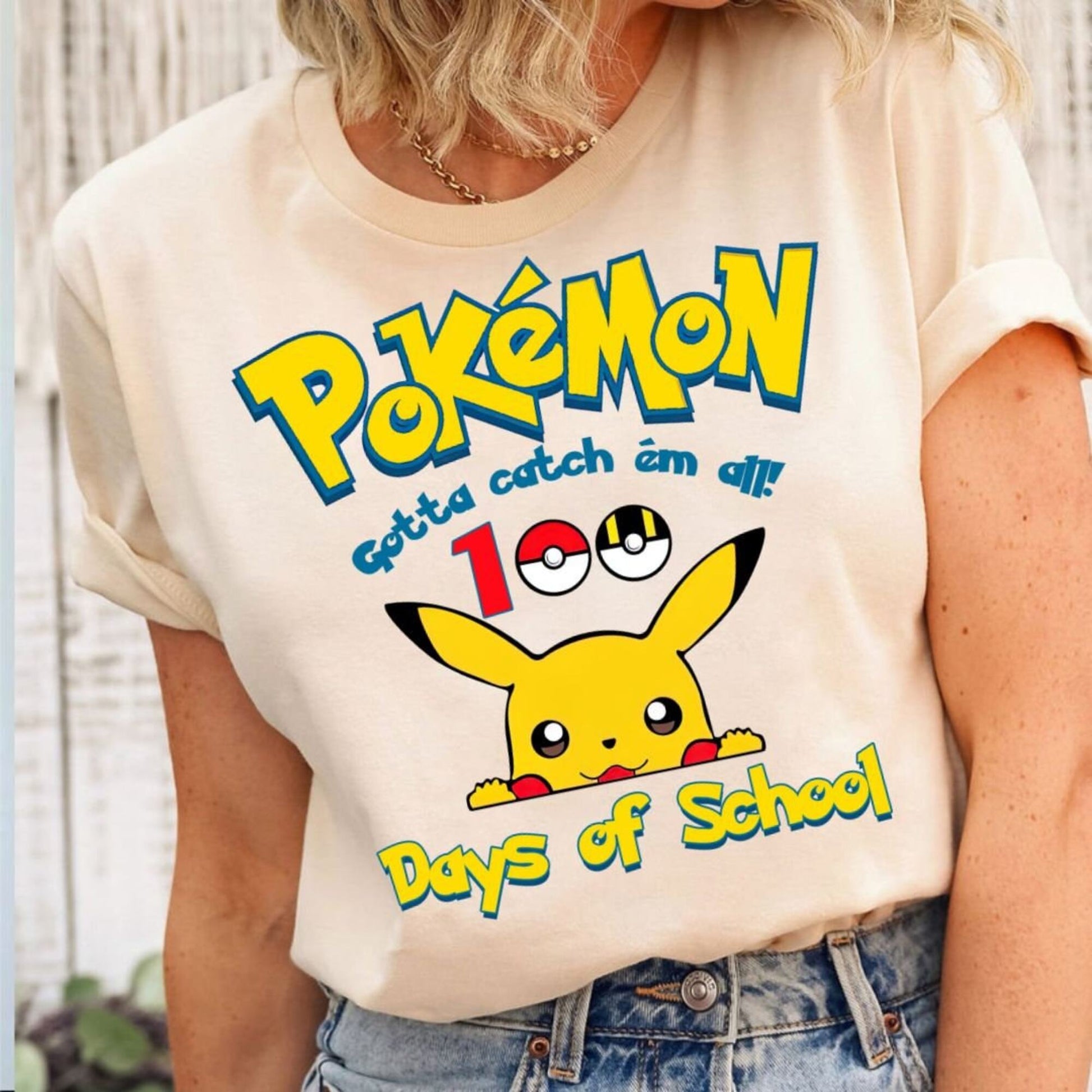 Pokemon Png, 100 Days Of School, 100Th Day Of School, Teacher Png, I Caught 100 Days Of School Png, Pikachu 100 Days Of School Svg - VartDigitals