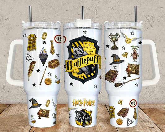 Magic 40 oz Tumbler Wrap PNG, HP Quencher Tumbler Sublimation, Wizard Tumbler Png, HP Tumbler Png, Digital Download 3