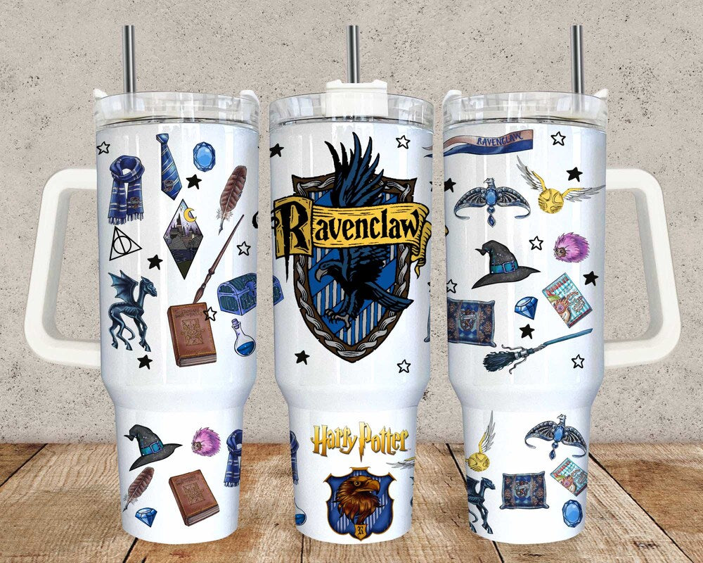 Magic 40 oz Tumbler Wrap PNG, HP Quencher Tumbler Sublimation, Wizard Tumbler Png, HP Tumbler Png, Digital Download 4