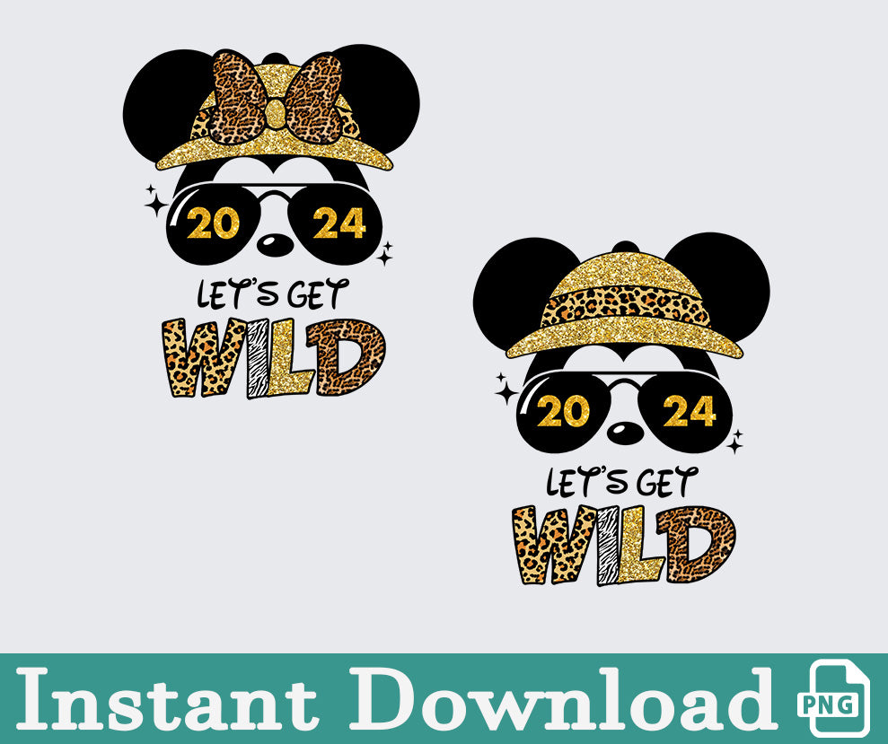 Disney Trip Png, Let's Get Wild Png, Family Trip 2024 Png, Family Vacation Png, Friend Squad Png, Vacay Mode Png, Magical Kingdom Png, Design For Shirt