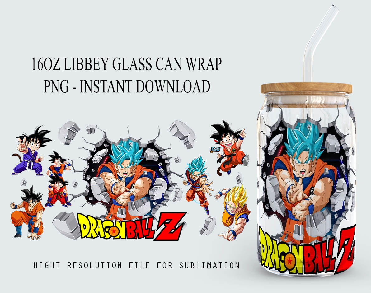 Comics Cartoons characters Glass Can 16oz, Comics tumbler design, Bestseller Digital File, Dragon Tumbler wrap Sublimation - VartDigitals