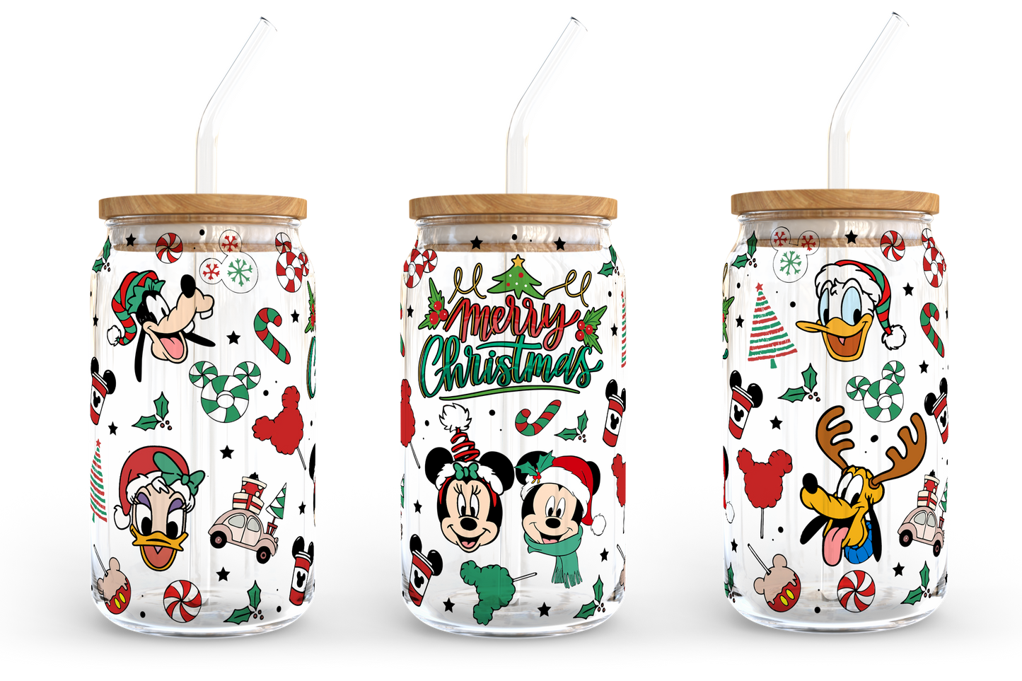 Cartoons Christmas Coffee PNG, 16oz Libbey Can Glass, Christmas Coffee, Tumbler Wrap, Can Glass Full Wrap,Christmas Tumbler,Instant Download